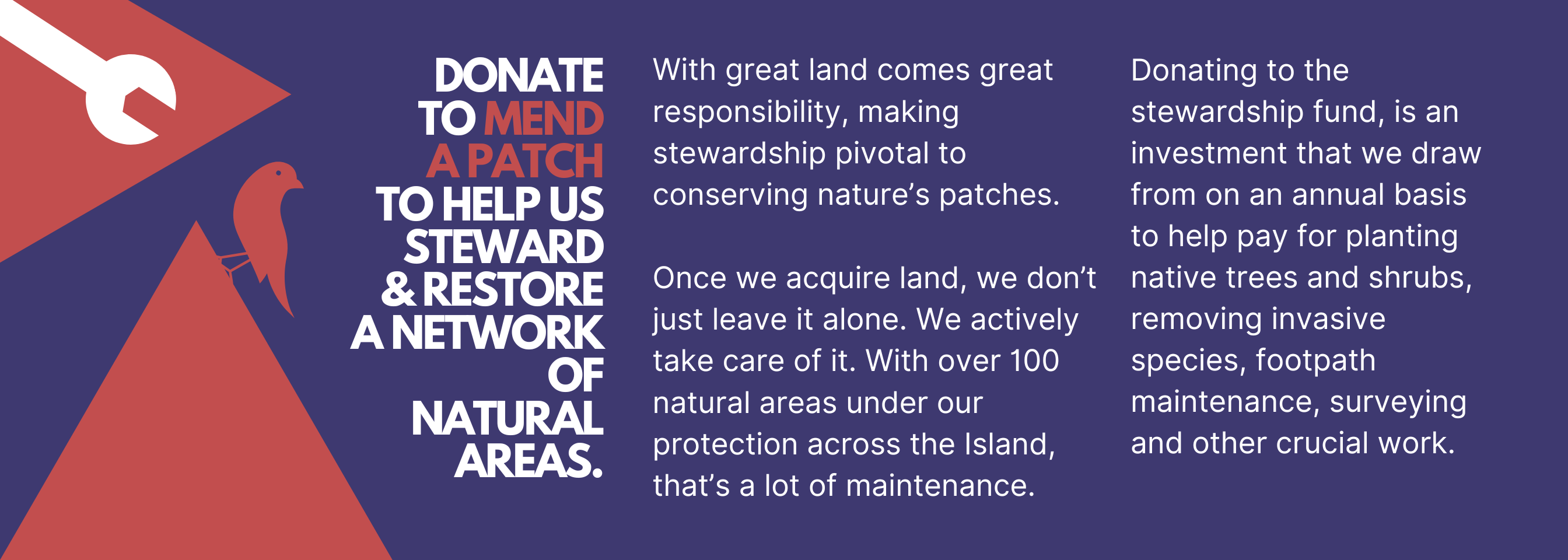 Donating to the stewardship funds ensures we can protect natural areas in perpetuity